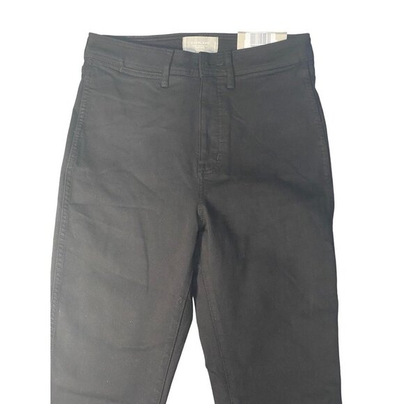 Everlane Womens Way High Skinny Jeans Black Stretch Denim Pants SZ 32 - Picture 3 of 8
